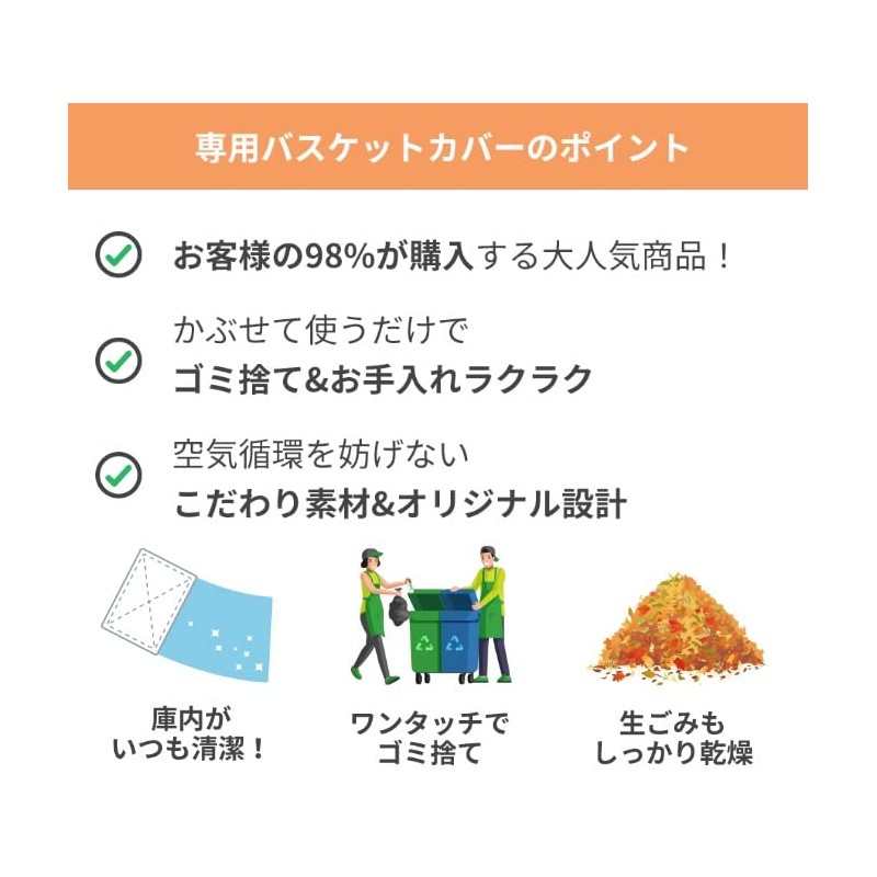 loofen 20 Pack Replacement Home Garbage Dump Basket Covers Easy