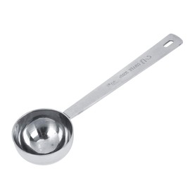 Cuchara Medidora de Café, Cucharadas de Café de Acero Inoxidable Plateado Multifunción de Mango Largo de Metal para Cocina Bar Cafetería (30 ml)