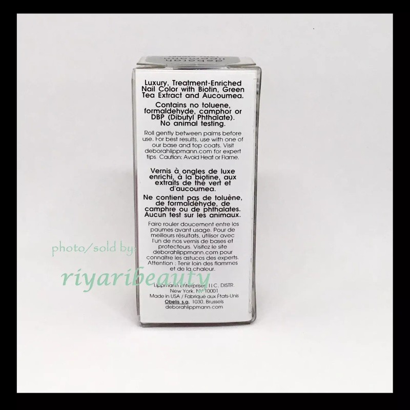 Deborah Lippmann "ON THE BEACH" Nail Polish .5oz **IN BOX**