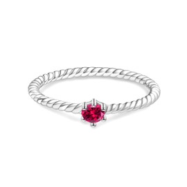 Tufeney Stackable Birthstone Rings Set for Women: 925 Sterling Silver Mother Child Family Stacking Ring Minimalist Stackable Bands Mother's Day Jewelry Gifts for Wife, Sterling Silver, No Gemstone