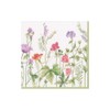 Caspari French Floral Paper Cocktail Napkins - 20 Per Package