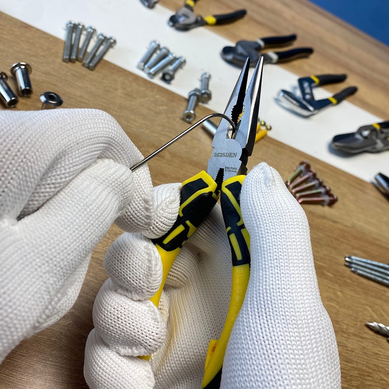 BOOSDEN 3 PCS Pliers Tool Set, 6" Needle Nose Pliers,