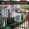 Mounting Kit for Letter Boxes, Double Rod Mat Fence Attachment,