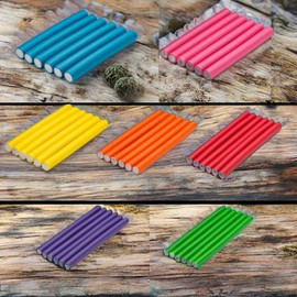 Este Hautegen perm clip hair treatment hair perm hippie wave perm self root volume perm hair roll maker 7 types p + pouch set mixed colors x 6 1 set / 에스떼오뜨젠 파마용클립 헤어트리트먼트 헤어펌 히피물결펌 셀프 뿌리 볼륨펌 헤어롤 메이커 7종 p + 파우치 세트 혼합색상 x 6 1세트