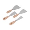 4 Pcs Putty Knife Scrapers Stainless Steel Spackle Knife Metal