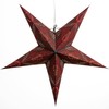 Morse Code Paper Star Lantern with 12 Foot Power Cord