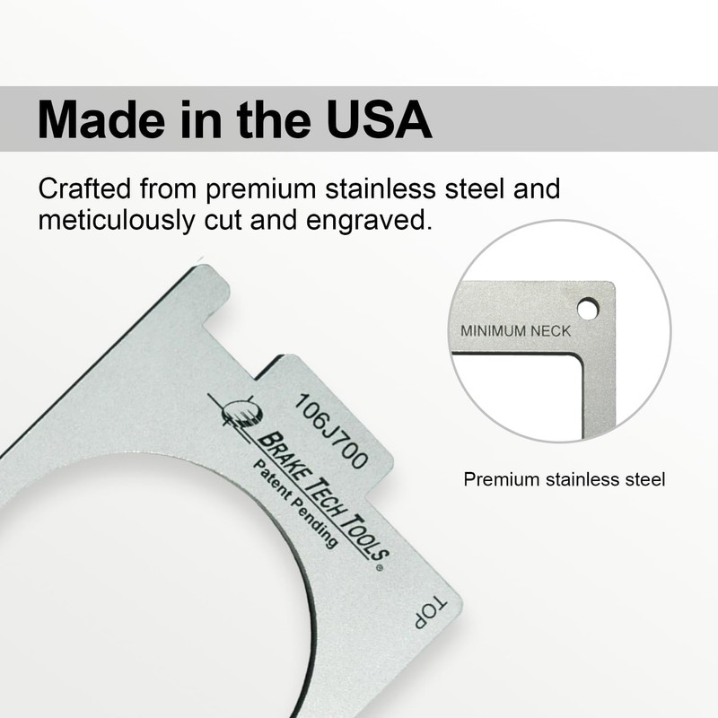 Made in America Brake Tech Tools Fifth Wheel King Pin