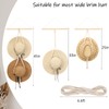 ZYP Macrame Hat Hangers Boho Hat Rack for Wall Hat