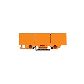 2773-500 | WAGO Wall-Nuts® PUSHWIRE® mounting Carrier | for Solid and Stranded Conductors | Orange | [Box of 10 Pieces]