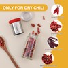 Vucchini Chili Mill Stainless Steel & Glass, Chilli Cutter for