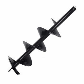 XtremepowerUS 81100 Auger Bit 10" For Post Holes Replacement Earth Digger Planting Drill