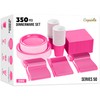 Exquisite 350 Pcs Cerise Disposable Plates For Party, Cerise Paper