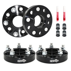 LUJIANI 5x114.3 Wheel Spacers, 5 Lug 5x4.5 Wheel Spacers 1 inch, M12x1.5 Studs 60.1 Bore Hub Centric Wheel Spacers Compatible with Toyota 2007-2020 for ES350 1992-2022 for Camry