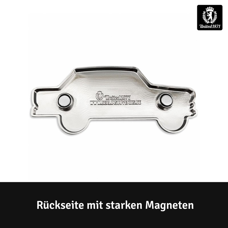 United1871 Trabant Geschenke Magnet, Berlin Souvenirs, DDR Keepsake, DDR Magnet