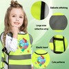 YOUYIKE Pack of 2 Children's Safety Vest, Mermaid Reflective Safety