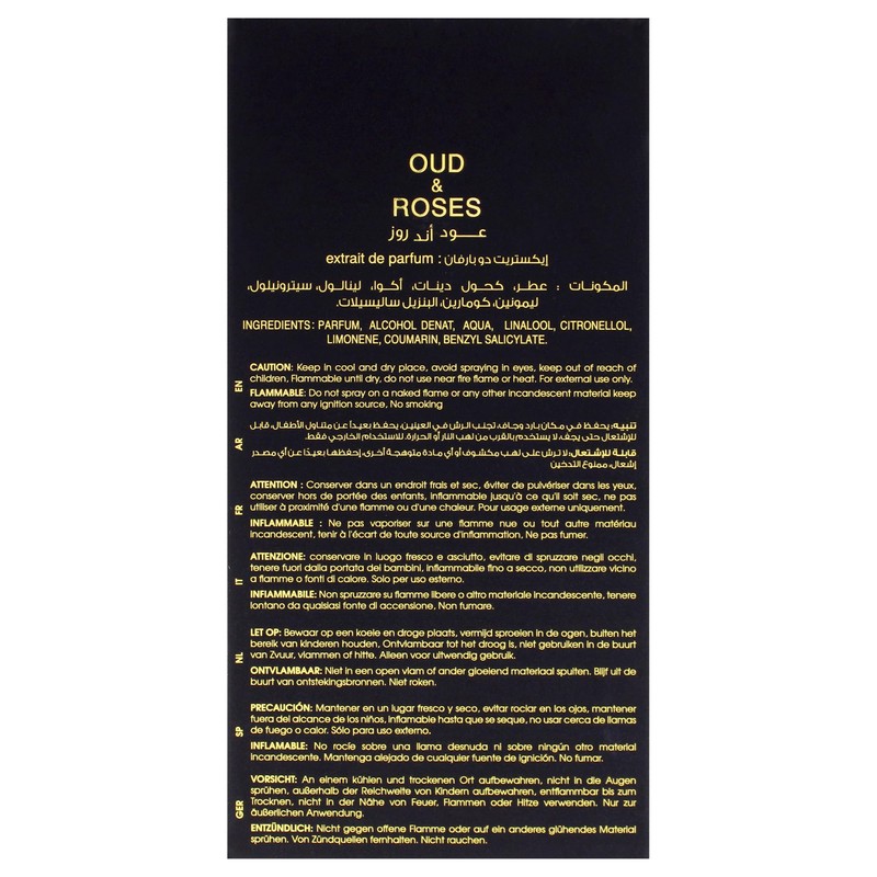 Oud and Roses by Ahmed Al Maghribi for Unisex -