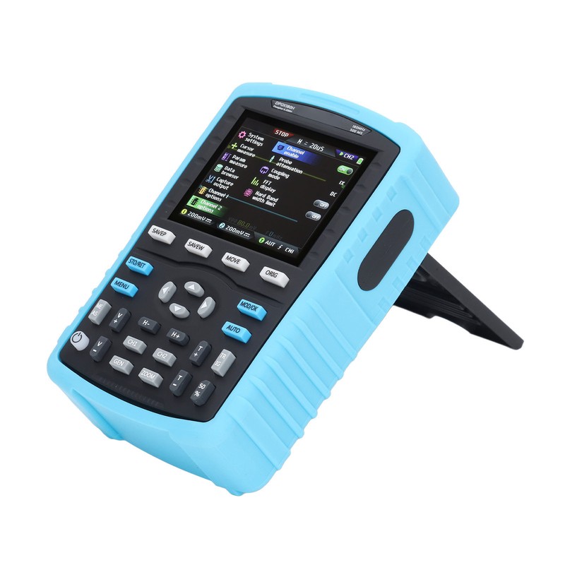 Fluorescent Digital Oscilloscope 2.8in Display 3000mAh Dual Channel Signal Generator
