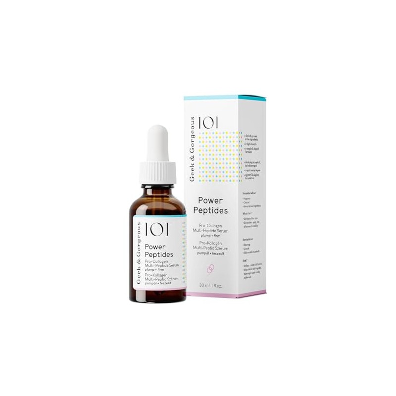 Geek & Gorgeous – Power Peptides – Sérum Cremoso Con