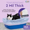 Alfapet Heavy Duty Flat Bottom Cat Litter Box Liners -