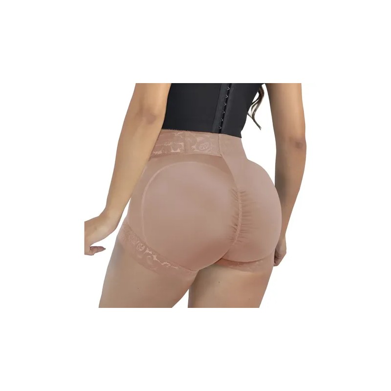 Fajas Colombianas Reductoras Romanza Levanta Pompapanty3369 Color Cocoa Talla Chico