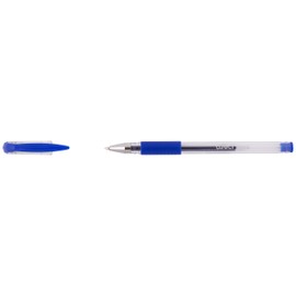 D.RECT 2603 Rubber Grip Gel Pen x 12 Blue