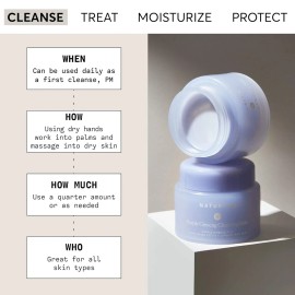 Naturium Cleansing Balm with Purple Ginseng Nourishing Formula for All Skin T...