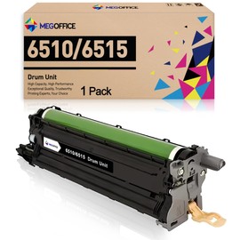 MEGOFFICE Compatible 108R01420 Replacement for Xerox Workcentre 6515 Phaser 6510 Black Drum Unit for Xerox Phaser 6510 6510DN 6510DNI 6510N WorkCentre 6515 6515DN 6515DNI 6515DNM 6515N (1 Black)