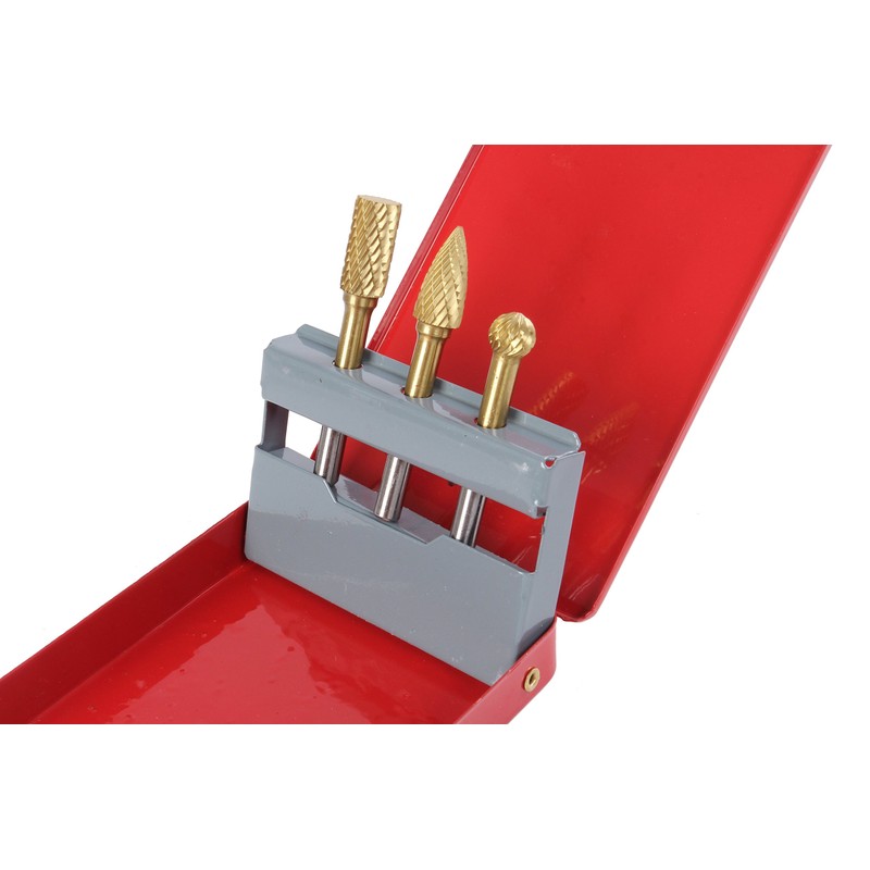 Titanium Coated Tungsten Carbide Bar Bar Set of 3 Shank Diameter