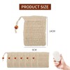 Pack of 6 Soap Bags for Solid Soap, Soap Bag,