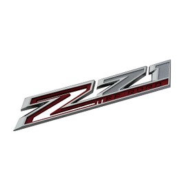 2pack New Big Z71 Off Road Emblems Side Decals 3D Badges Compatible with fits 2019-2025 Silverado Offroad Parts 84632695 (Chrome Red)