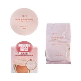 Plant Nara White Rice Vitality Tone-Up Sun Cushion (Main Product 15g + Refill 15g)_MZ / 식물나라 뽀얀쌀 생기 톤업 선 쿠션 본품15g+리필15gMZ
