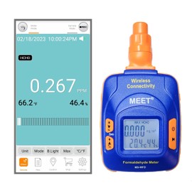 Air Quality Monitor, Handheld Formaldehyde Detector, Pollution Tester, HCHO TVOC Sensor - Volatile Organic Compound Particulate Matter Dust Meter