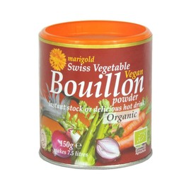 Marigold Health Foods Organic Vegetable Bouillon Powder - Vegan & Gluten Free - Makes 7.5 litres - 150g