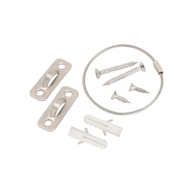 10 Packs Furniture Straps, Stainless Steel Anti-Tip Furniture Straps Kit for Protection of Pets, Anti-Shedding, Safe Bookcase, Cabinet, Chest of Drawers