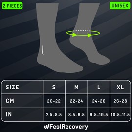 Pack of 2 Foot Bandages for Men & Women - Ankle Brace Sports for Running, Football, Jogging - Ankle Brace for Achilles Tendon, Ligament Tear, Plantar Fasciitis - Breathable & Non-Slip (XL, Green)