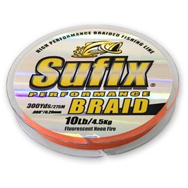 Sufix Performance Braid Orange 135 m 0.30 mm Braided Line