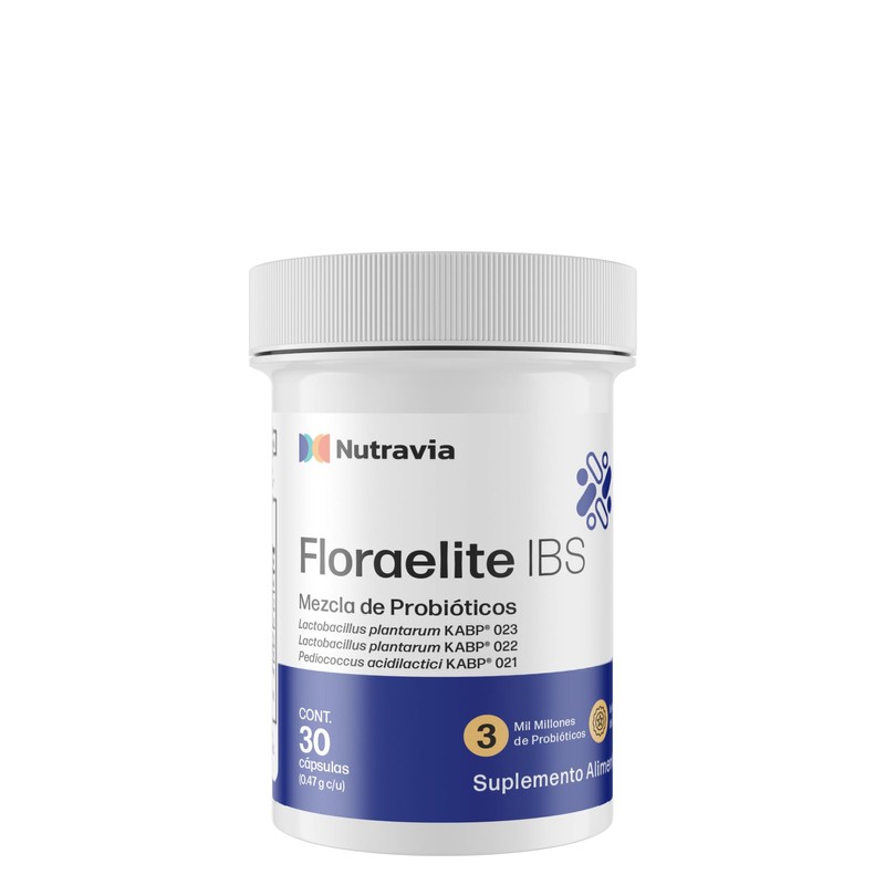 Probióticos Floraelite Lactobacillus Plantarum y Pediococcus NUTRAVIA