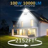 ZHPINGMX 100W LED Flood Light Outdoor, 10000LM Super Bright Floodlight