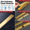 DLONE Linear Shower Drain | 32" AISI 304 Stainless Steel