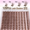 Brown Lash Clusters Kit Dark Brown Eyelash Clusters Gently Fluffy