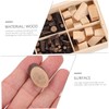 TEHAUX 1 Set DIY Natural Wood Slices Hand Painted Log