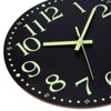 Warminn Wall Clock - 12 inch Glow in The Dark