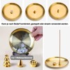 Brass Smoker Stick Holder, 2 Pieces Incense Sticks, 4-in-1 Incense