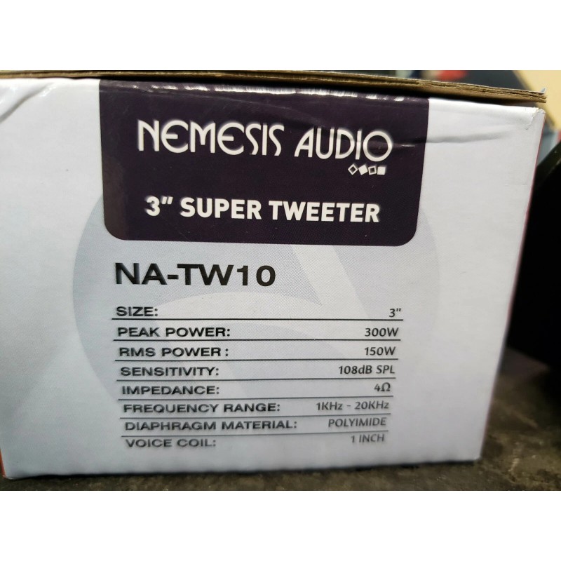 Nemesis Audio 3" Super Tweeter