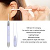 Ear Wax Spoon Tweezer USB Rechargeable Ear Cleaner Earpick with