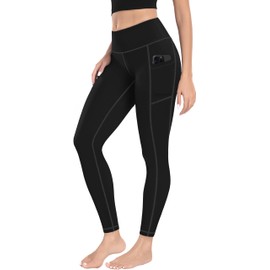 MIRITY High Waist Yoga Leggings with Pockets for Women - Buttery Soft Workout Stretchy Yoga Pants Pack of 4