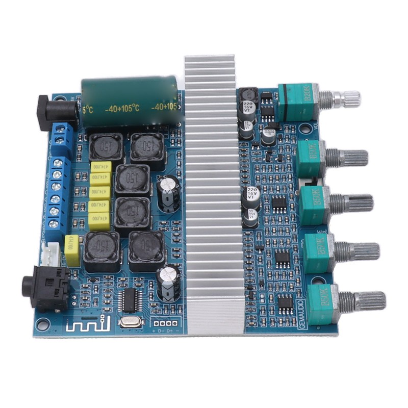 Subwoofer Amplifier Board High Power Bluetooth Audio Amp DC12V‑24V 2.1