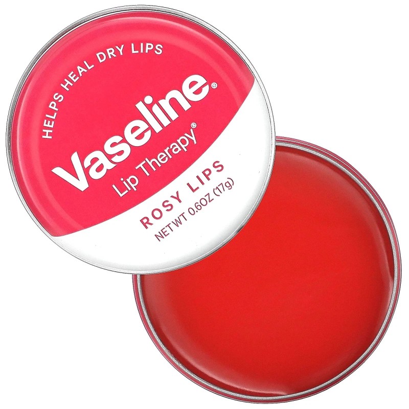 Vaseline Lip Therapy Rosy Lips Lip Balm, 0.7 Oz