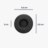 kwmobile 2 x ear pads compatible with Jabra Engage 65