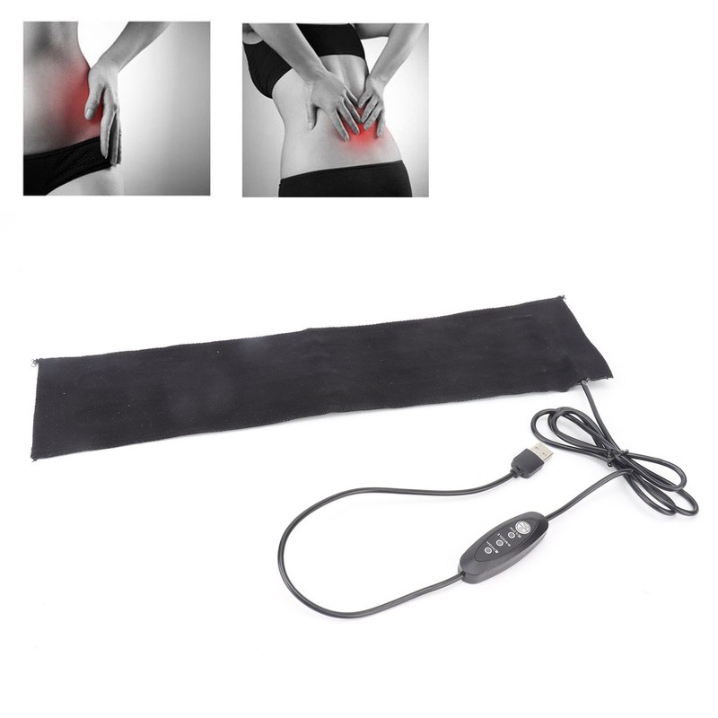 USB Heating Pad Foldable Carbon Fiber 3 Gear Temperature Adjustment